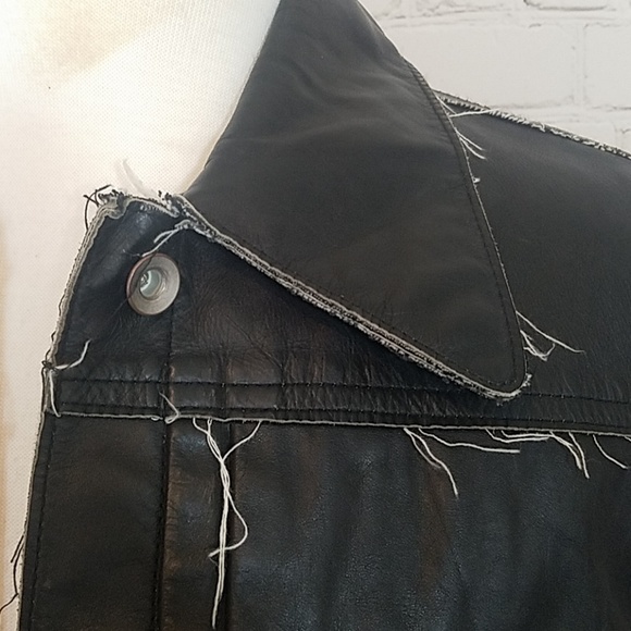 G. Brand Genuine leather jacket - Picture 3 of 8